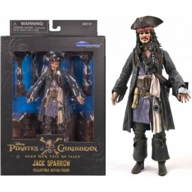 Pirate of the Caribbean Dead Men Tell No Tales Jack Sparrow . Collectible Action Figure - Diamond Collection